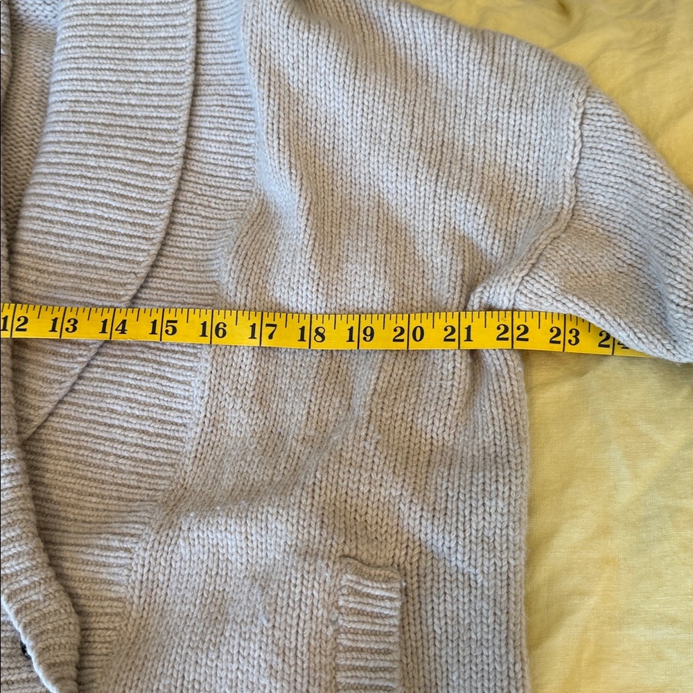 Banana Republic Wool Blend Shawl Collar Double-Breasted Cardigan Sweater – M - Picture 8 of 9